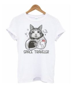 Cat Astronaut Space Traveler t shirt