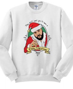 DJ Khaled Christmas sweatshirt