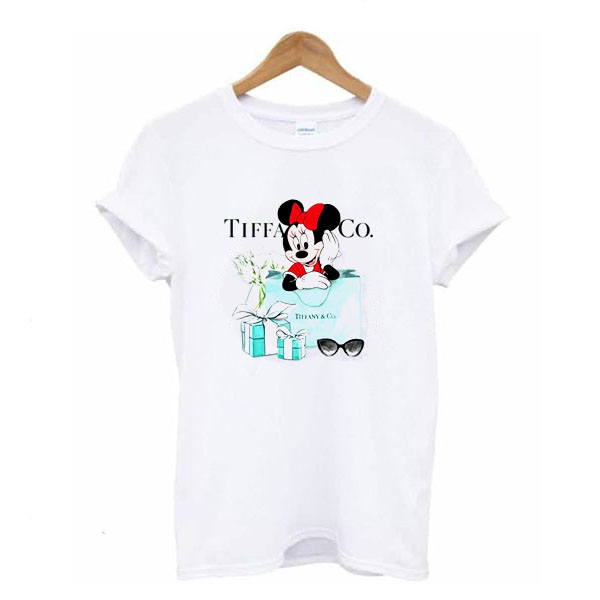 Disney Minnie Mouse Tiffany & CO t shirt