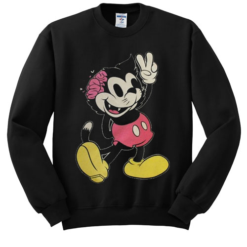 Drop Dead Mickey Mouse sweatshirt