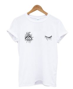 Eye lashes t shirt