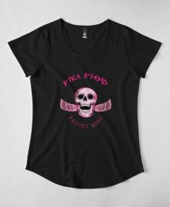 Fika Fiend Skull Wings t shirt