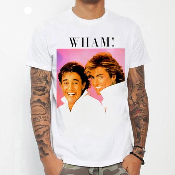 George Michael Wham! t shirt