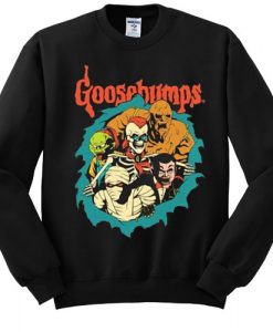 Goosebumps characters sweatshirt