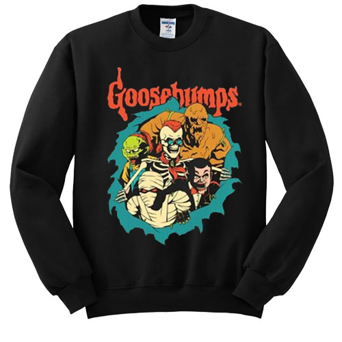 Goosebumps characters sweatshirt