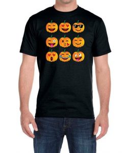 Halloween Pumpkin Emoji Men’s t shirt