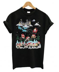 Harry Potter and Santa Claus Christmas t shirt