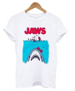 Hello Kitty Jaws Parody t shirt