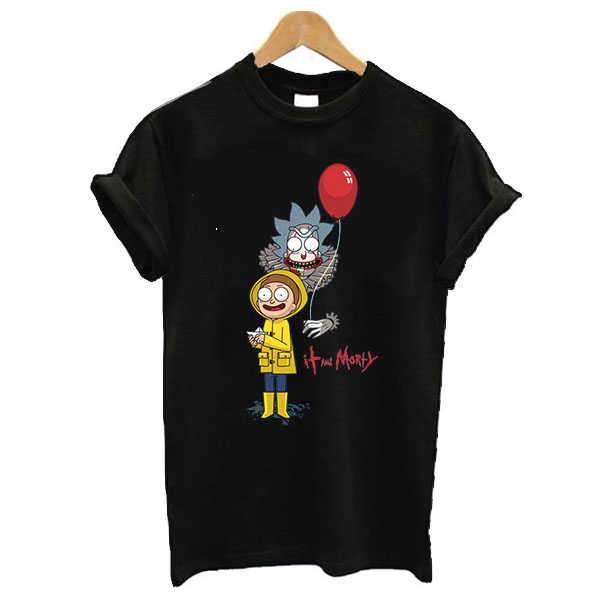 IT Movie and Rick Morty Funny t shirt