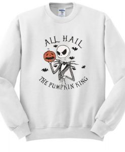 Jack Skellington All Hail the Pumpkin King Pullover sweatshirt