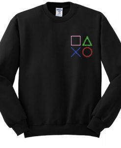 Logo Cut Out Playstation sweatshirt