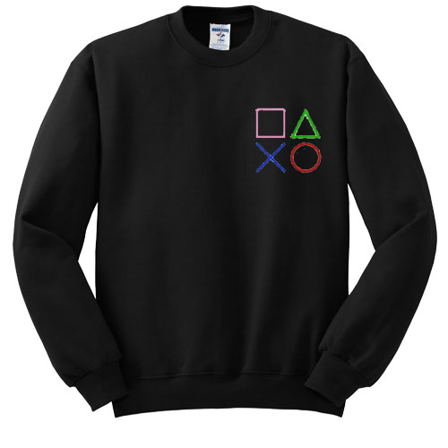 Logo Cut Out Playstation sweatshirt