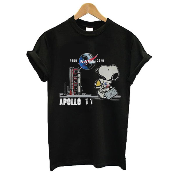 Nasa 1969 2019 Apollo 11 Astronaut Snoopy t shirt