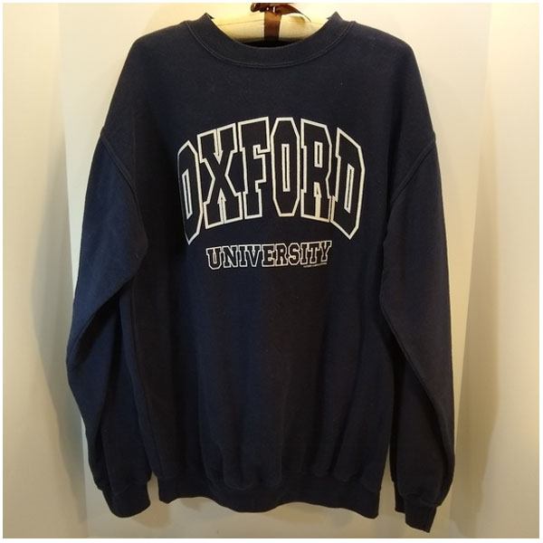Oxford University sweatshirt