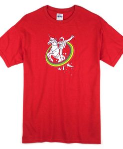 Rainbow Unicorn Astronaut t shirt