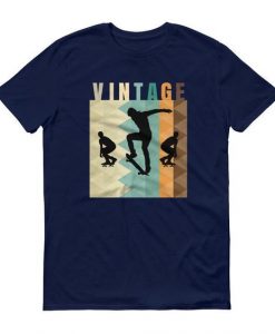 Retro Vintage Style Skateboarding Unisex t shirt