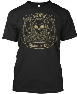 Skate or Die Skull Bones Tee t shirt