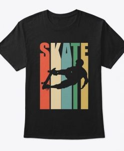 Skateboarder Retro Vintage Tee t shirt