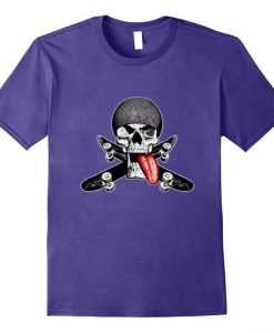 Skater Skull Skateboards t shirt