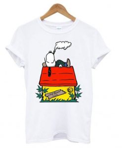 Snoop Dogg Snoopy Smoking t shirt