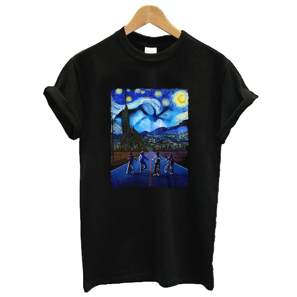 Stranger Things Starry Night t shirt