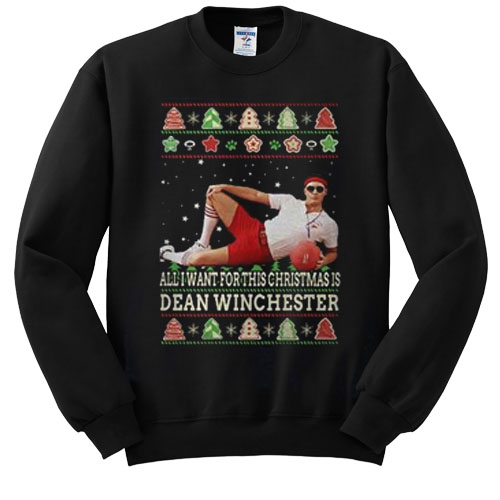 Supernatural Dean Winchester Christmas sweatshirt