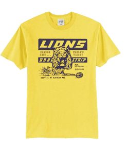 lions drag strip t shirt