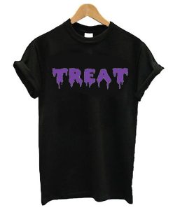 treat on front t shirt