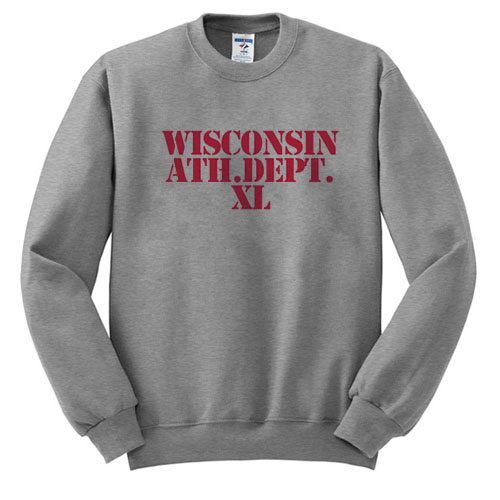 wisconsin athletic dept sweatshirt