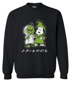 Baby Grinch And Snoopy Friends Light Christmas sweatshirt