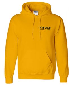 Billie Eilish Reserved hoodie
