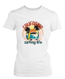 California Surfing Life t shirt