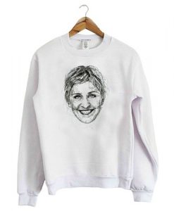 Ellen Degeneres White sweatshirt