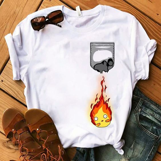 Fire Pocket t shirt