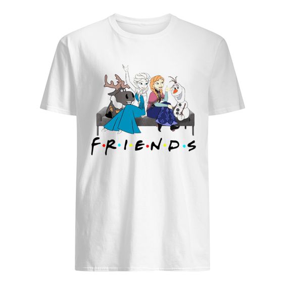 Friends TV show Frozen character t shirt