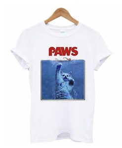 Funny Jaws Parody Cats Kittens Movie t shirt