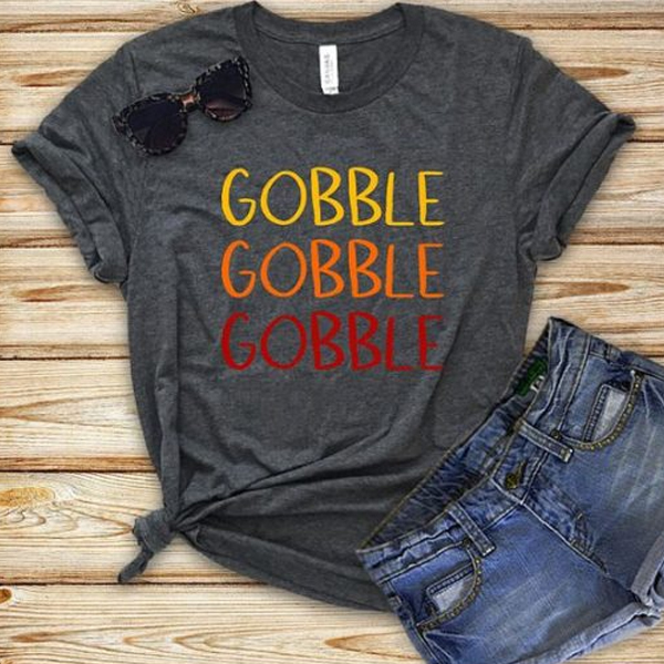 Gobble Gobble Gobble Ombre t shirt