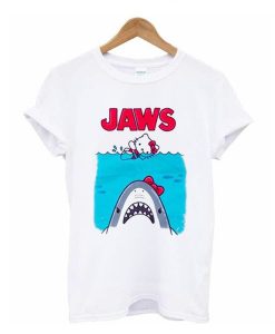 Hello Kitty Jaws Parody t shirt