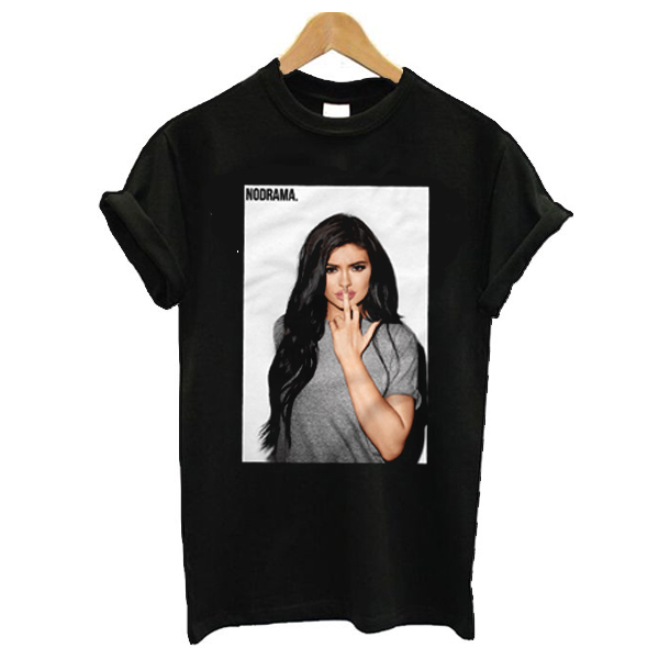 Kylie Jenner Printed Black t shirt
