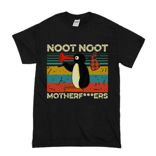 Pingu Noot Noot Motherfucker vintage t shirt