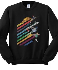 Rainbow Studio Ghibli sweatshirt