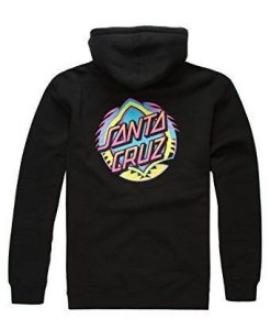 Santa Cruz Neon Dot hoodie back