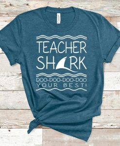 Teacher Shark Short Sleeve Unisex t shirt