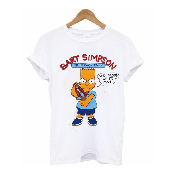 Vintage Bart Simpson Underachiever short sleeve t shirt