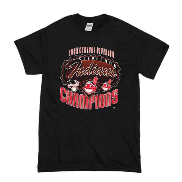 Vintage Cleveland Indians champions t shirt