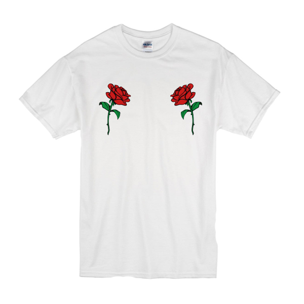 Women's Roses Boobs t shirt