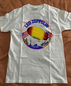 Led Zeppelin Vintage Shirt 1975 North American Tour t shirt