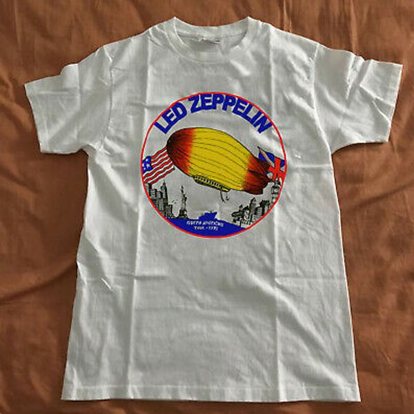 Led Zeppelin Vintage Shirt 1975 North American Tour t shirt