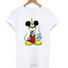 Mickey Mouse Smoking a Bong Marijuana 420 Stoner Weed t shirt