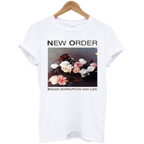 New Order Power Corruption and Lies t shirt